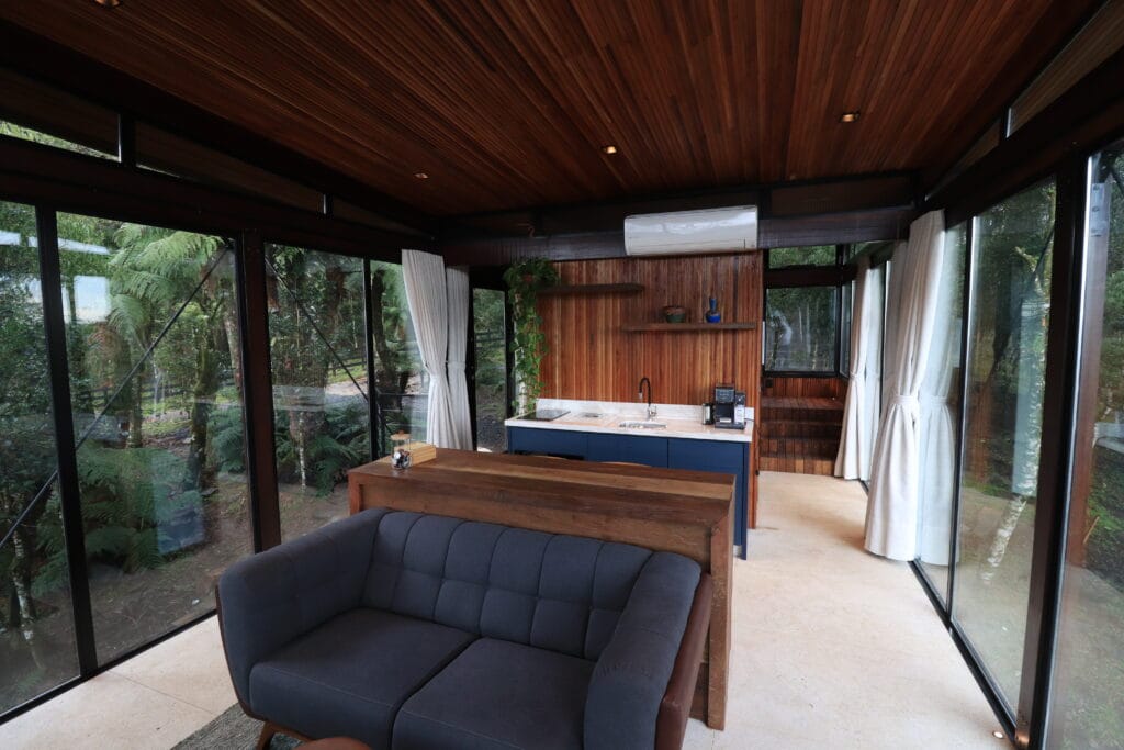 Cabana Cristal Urubici Sala Pousada Serra Catarinense - Serenus Forest Glass House
